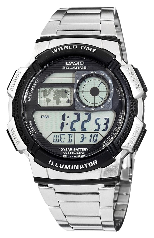 casio mens watch black